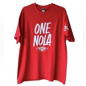Pelicans One Nola SGA Men's T-Shirt With Logo Size XL New